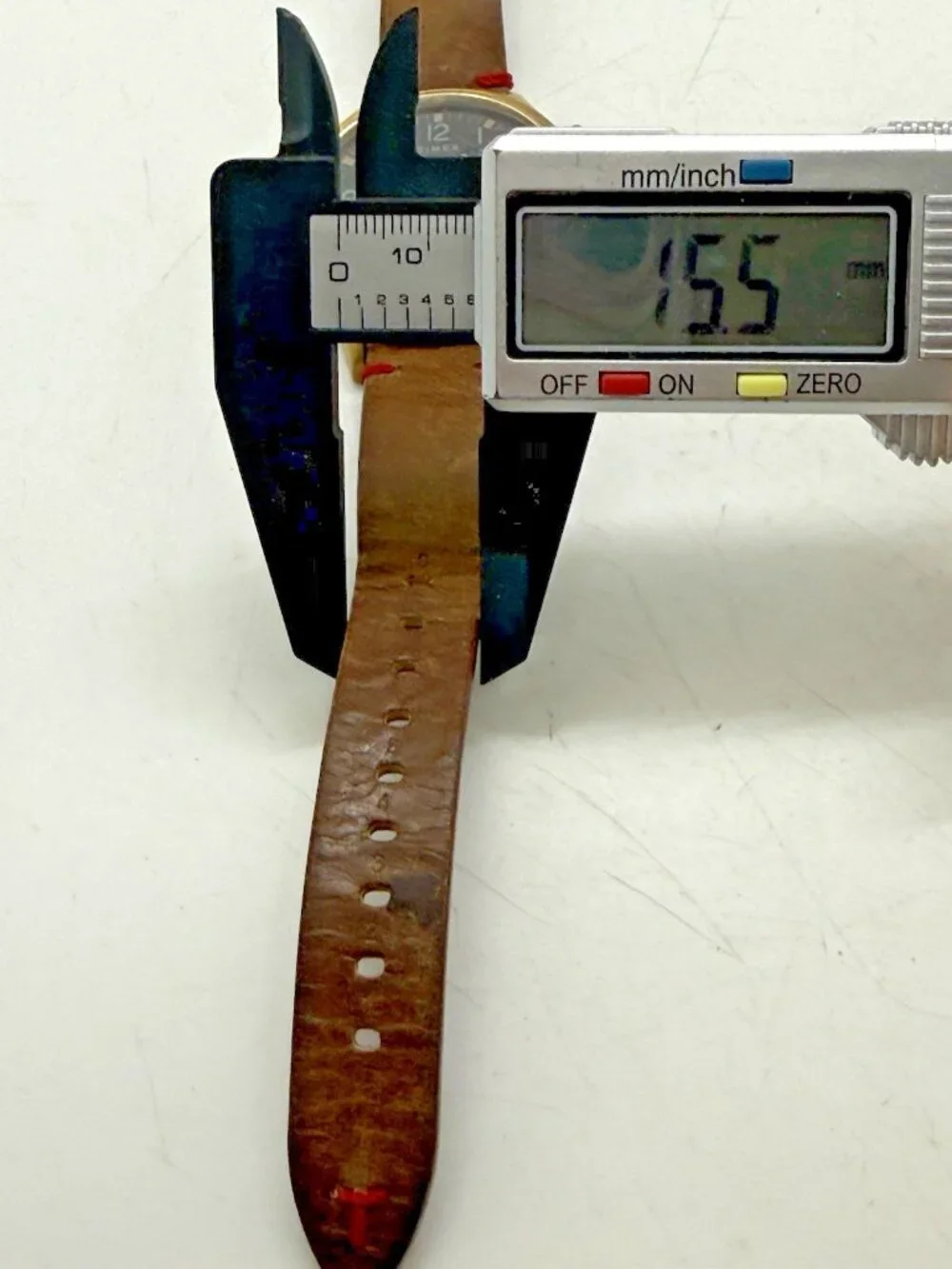 Timex MK1 Stainless Steel Chronograph Leather Strap Men's Watch TW2R96300 WR50M - Picture 7 of 8